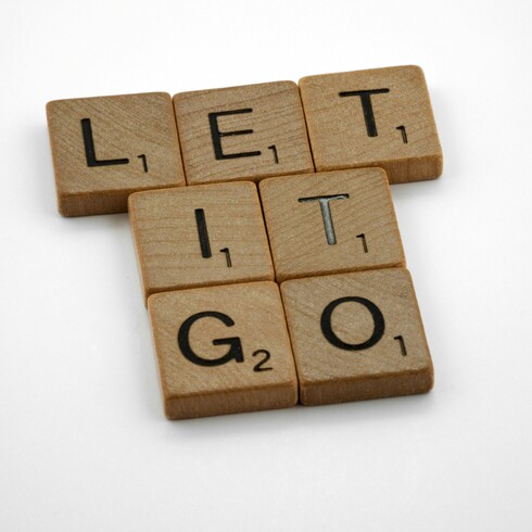 Let it Go scrabble pieces