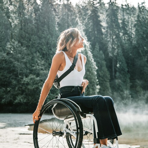 girl in wheelchair